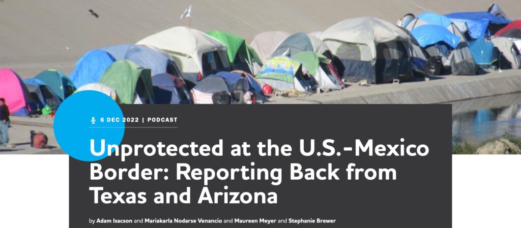 Podcast: Unprotected At The U.S.-Mexico Border: Reporting Back From ...